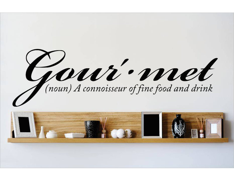Wall Decal, Black, 6" H x 30" W x 0.16" D