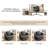 41"W Upholstered Lounge Swivel Chair with Pillow-DarkGray-2124214774