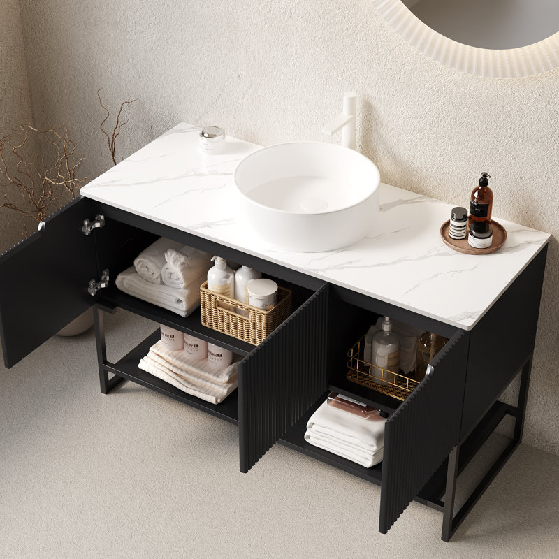 Meuble-lavabo de salle de bain Tulio