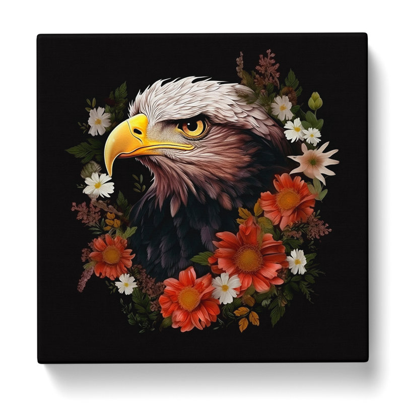 Eagle Floral Art - Print