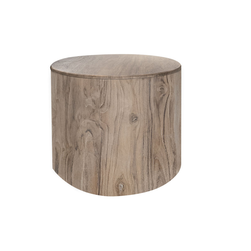 Table de bout ronde, Naturel