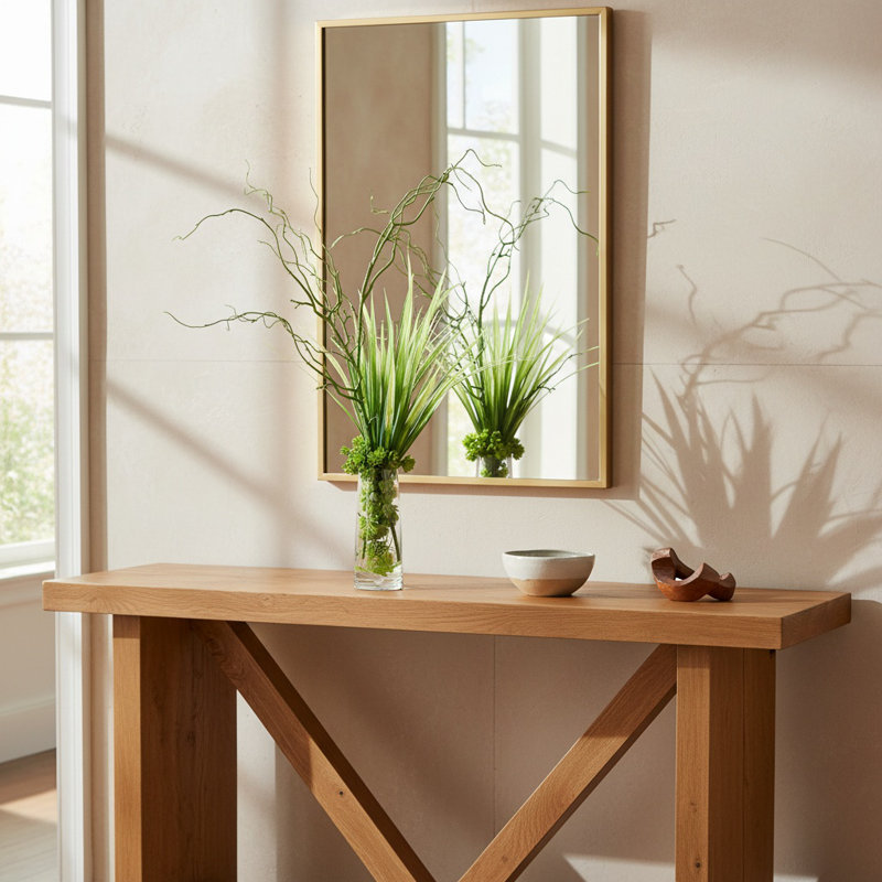 Arrangement de rivière en herbe et saule dans un vase
