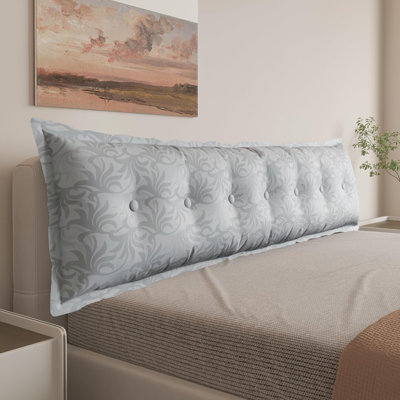 Sit-up Back Comfort Button Tufted Decorative Headboard Back Support Throw Pillow, Accent Body Pillow for Side Sleepers Compression