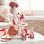 Warm Valentine 4,3 pouces décorations de gnome pour 4 pièces