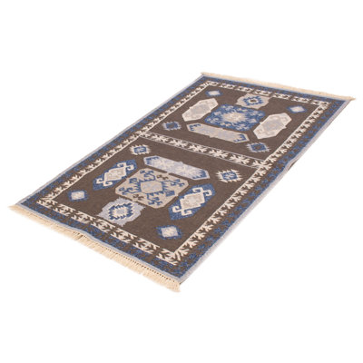 Kilim brun Ankara 5 pi 1 po x 8 pi 1 po