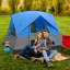 Tente de camping pour 3 personnes avec tapis amovible