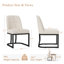 Chaises de salle à manger rembourrées Jovone-397052024-397052028-397052030