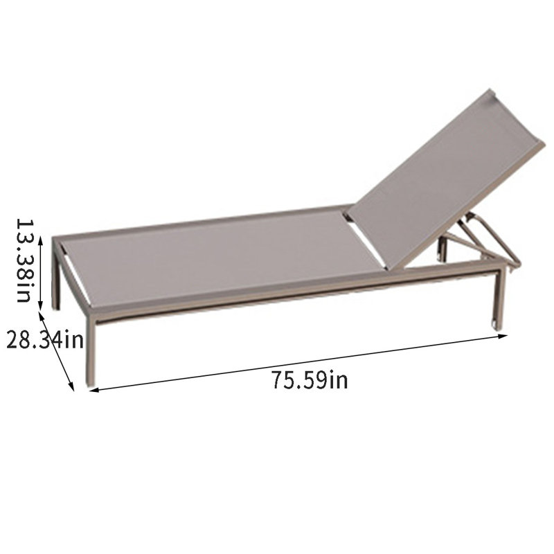 Morejon Outdoor Chaise Lounge