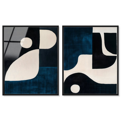Ensemble de décorations murales modernes Ghostly Gaps Duet