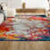 Lasley Contemporary POP Modern Abstract Cream/Blue Rug