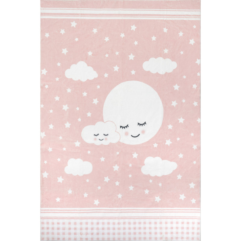 Tapis pour enfant Peaceful SpinClean Night, Rectangle 3 pi x 5 pi