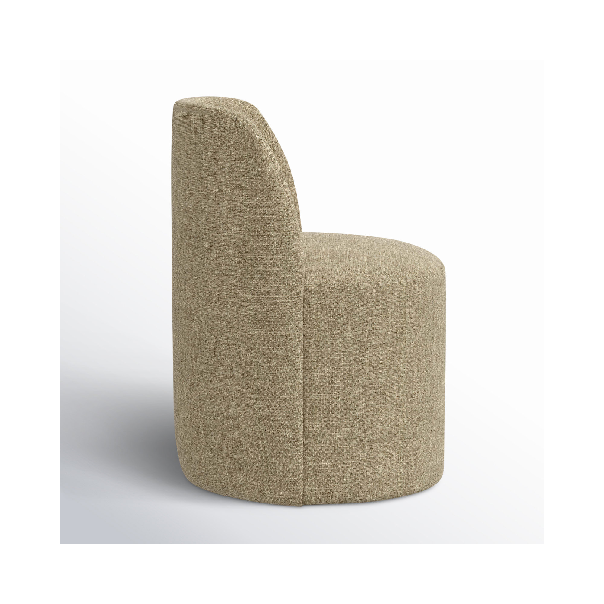 Begonia Dining Chair, Zuma Natural Textured Linen