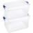 Homz Storage Organizing Container Bin with Latching Lids-71007994-71007995-97291500