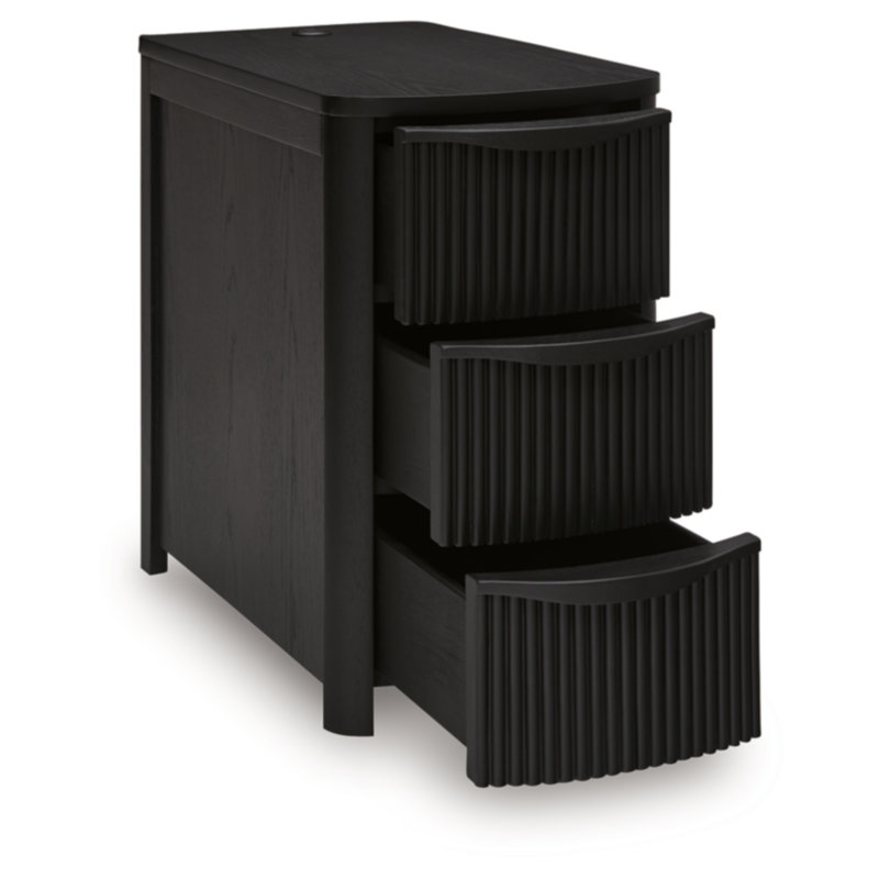 Camdill Chairside End Table, Black
