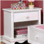 Table de chevet, blanc