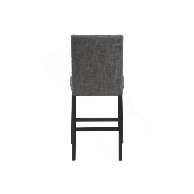 TABOURET DE TABLE MARIAN GRIS FONCÉ (ENSEMBLE DE 2)