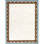 Tapis à bordure festonnée beige / rouille / bleu Caldeira
