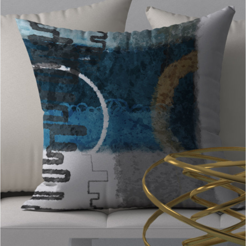 Housse de coussin carrée et décorative Shy, 20 po x 20 po