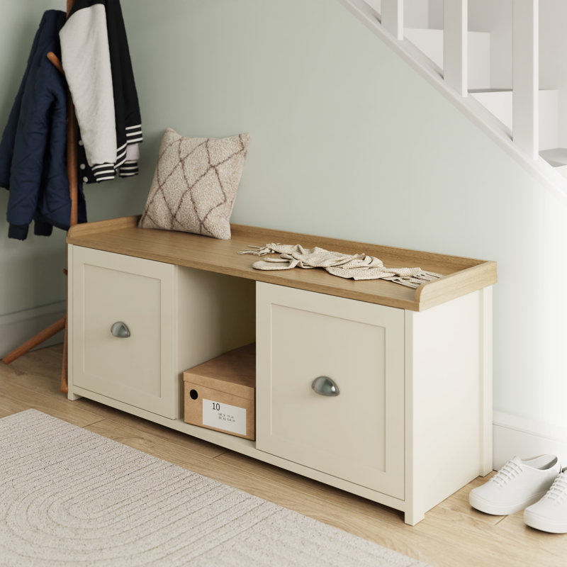 Storage Bench, Cream