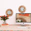 Losour 2 Paquet Boho Wall Mirror Sunburst Mirror 12 pouces Rustic