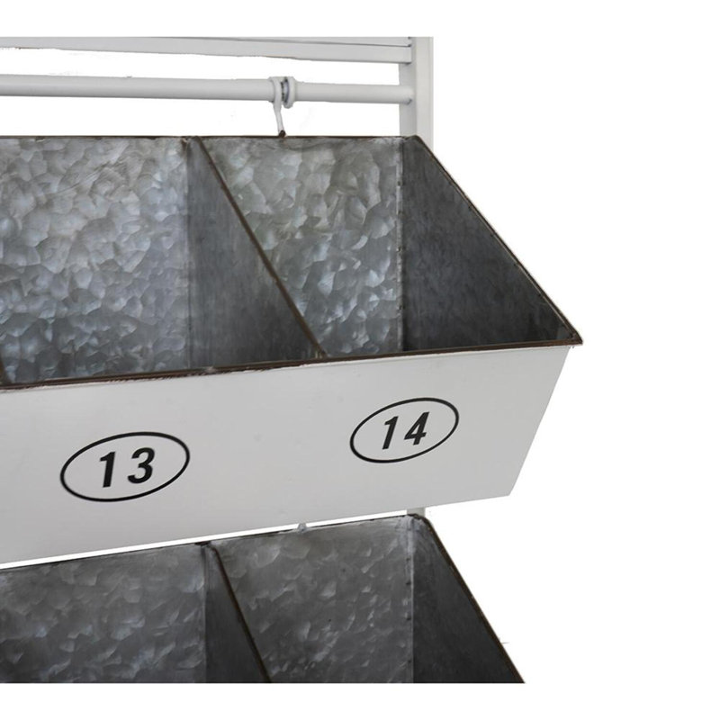Kieger 29.9'' W Metal Storage Rack