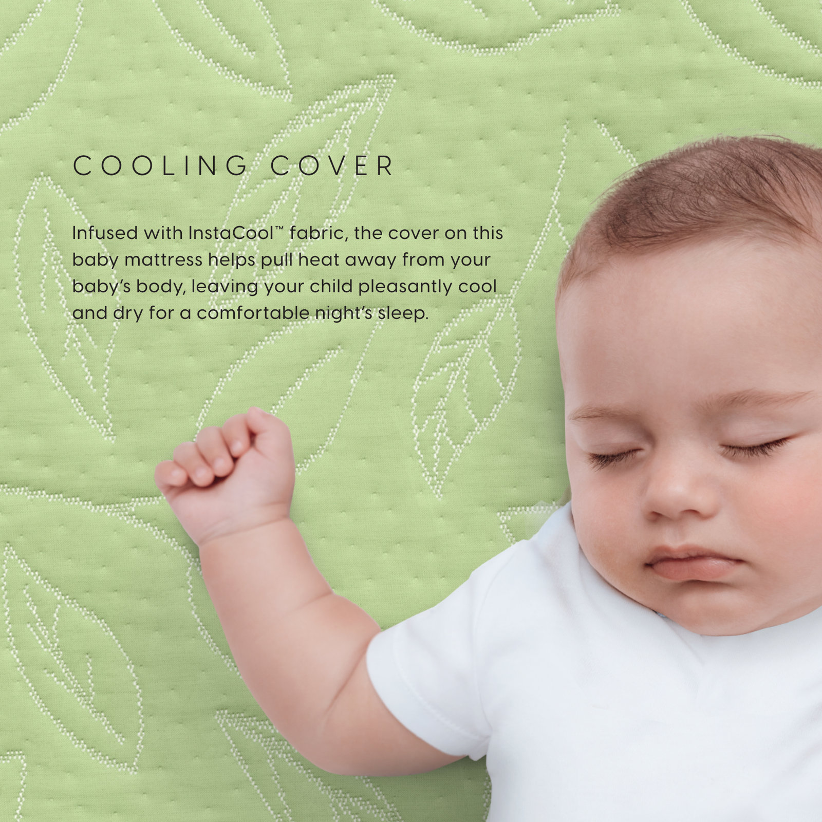 Bellini Breathable Luxury Crib Mattress, Green