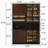 Italian Minimalist Style Luxury Series Sideboard + Wine Cabinet Combination With Built-in Led Light Strip