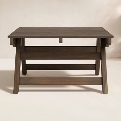 Bullock 19.75 " Acacia Patio Side Table