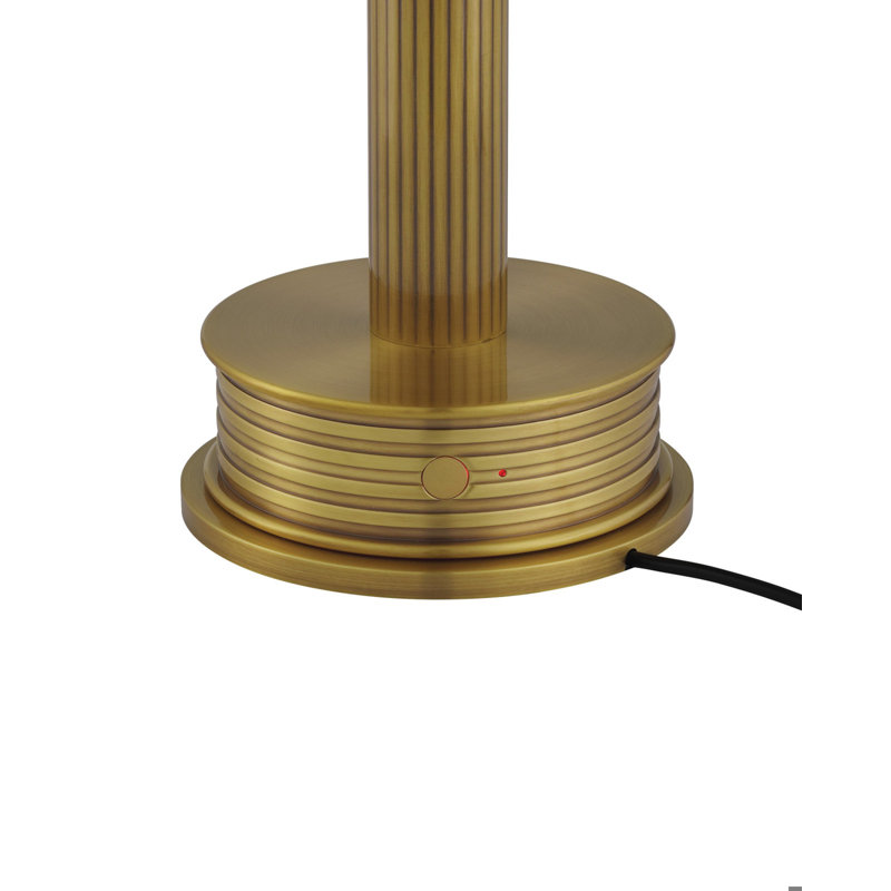 Lampe de table en laiton sans fil Promenade