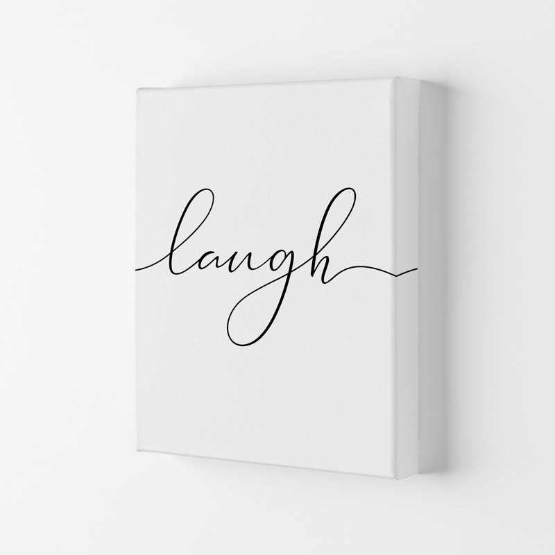 Live - Laugh - Love 2/3 - Print, No Framed, 59.4 cm H x 42 cm W x 4 cm D, Wrapped Canvas
