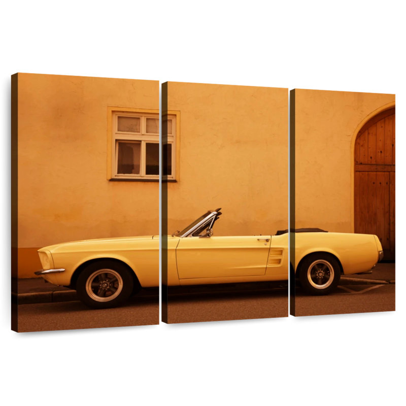Mehar 1960 Ford Mustang Convertible, 32" H x 50" W