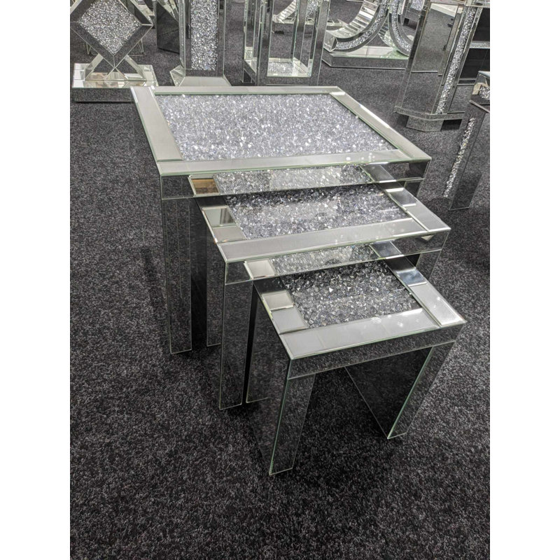Nova Mirrored Nest Of Tables
