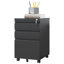 Makeace 14.6"W Fully Assembled 3-Drawer Metal Filing Cabinets with Lock for Home Office,Legal/Letter Compatible-Wheel requires assembly 