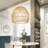 Turbeville 1 - Light Rattan Dome Pendant-695558339