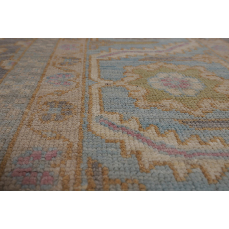 Vegetable Dye Oushak Turkish Large Rug