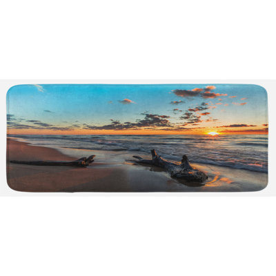 Tapis de cuisine bois flottant