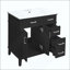 Meuble-lavabo de salle de bain avec lavabo en céramique, armoire de rangement moderne avec portes à fermeture en douceur, tiroir profond et tiroir standard, meuble-lavabo élégant pour les petites salles de bain (robinet non inclus)-2030702404-2030702401