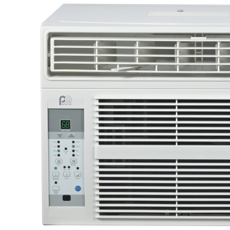Perfect Aire 8000 BTU White Window Air Conditioner with Remote Control