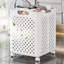 Plastic Laundry Basket with Handles-134993458-134993457