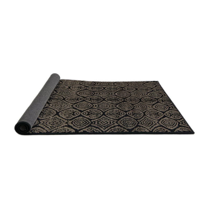 Tapis abstrait abstrait moderne, Rond 5 pi