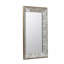 Miroir rectangulaire 24 "x 15" argent antique avec décorations florales, plateau de présentation en miroir, miroir mural suspendu-1658788218