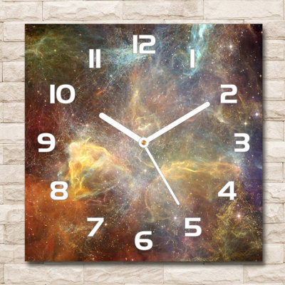Glass Wall Clock