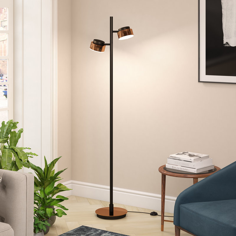 Katalynna 68'' Black Tree Floor Lamp