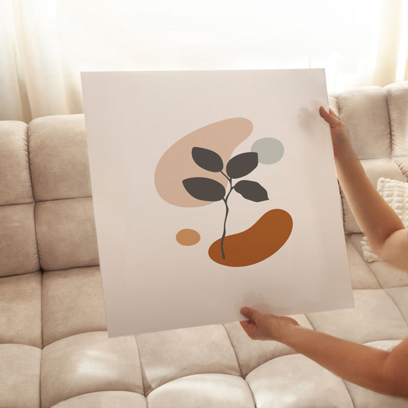 «Botanical Minimalist Botanical III», reproduction d'art sans cadre, H 14 po x l 14 po