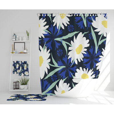 Nedi Polyester Shower Curtain Set