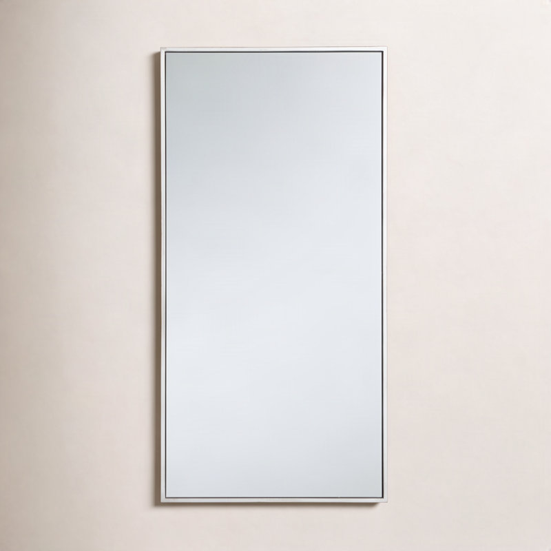 Miroir mural Sabine, 36 po x 18 po, Argent