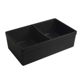 FarmhausQuatro 33" x 20" Double Bowl Front Apron Fireclay Sink