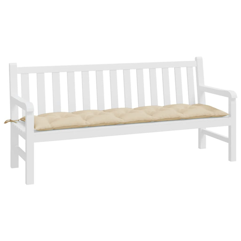 Coussin de siège d'extérieur, 70,9 po x 19,7 po, Vin rouge