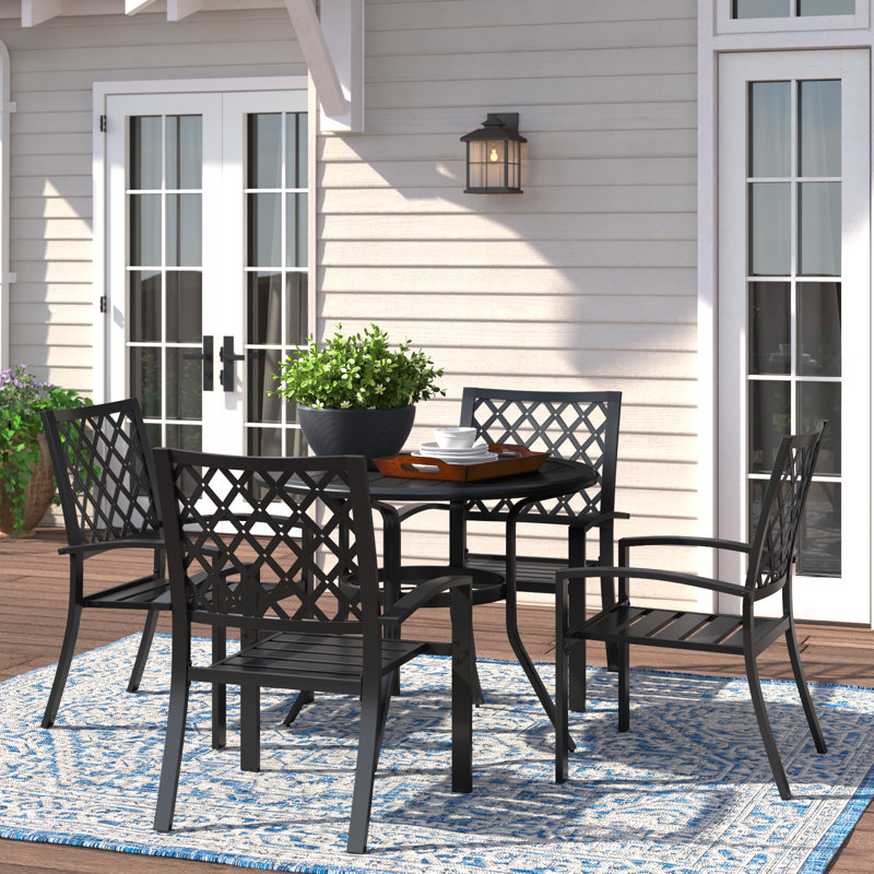 Patio Dining Set with Rectangular Table