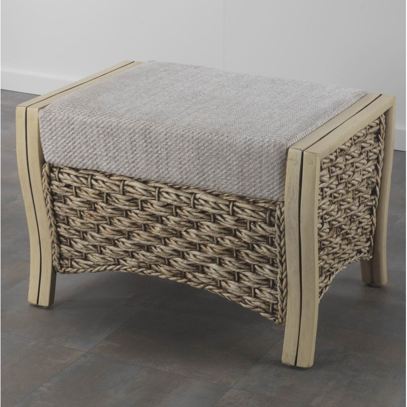 Michaela 70cm Wide Rectangle Solid Colour Standard Ottoman
